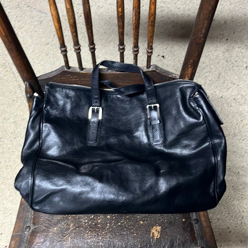 Genuine Leather Briefcase Shoulder Bag